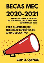 Becas MEC 2020/2021